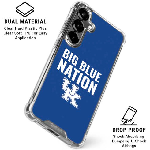 University of Kentucky Big Blue Nation Galaxy S26 Plus Clear Case