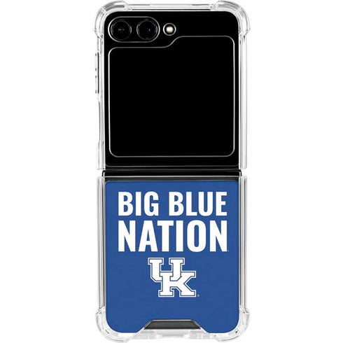 University of Kentucky Big Blue Nation Galaxy Z Flip6 Clear Case