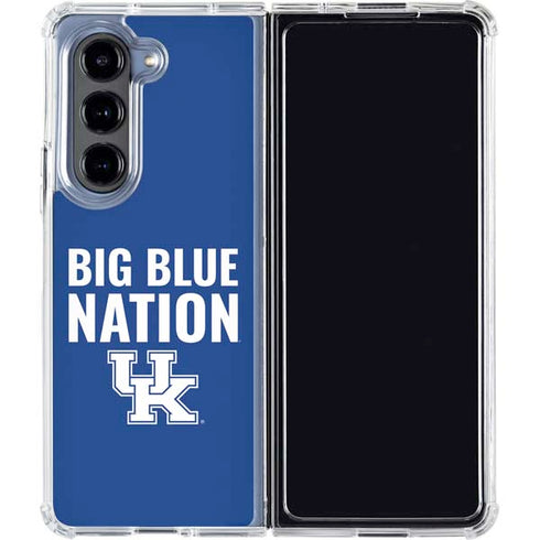 University of Kentucky Big Blue Nation Galaxy Z Fold5 5G Clear Case