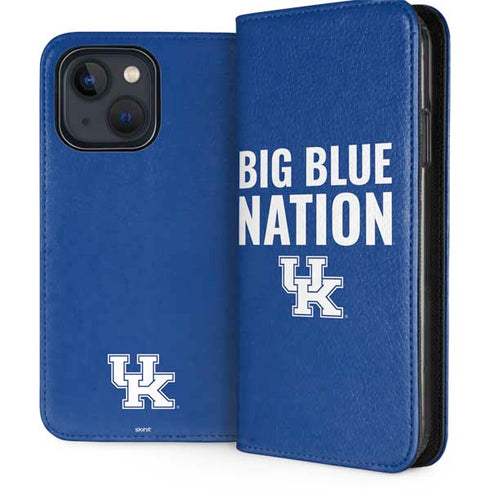 University of Kentucky Big Blue Nation iPhone 15 Plus Folio Case