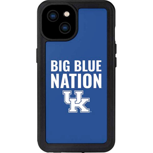 University of Kentucky Big Blue Nation iPhone 15 Plus Waterproof Case