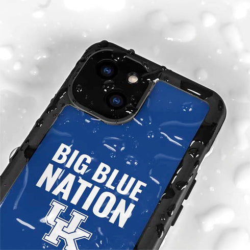 University of Kentucky Big Blue Nation iPhone 15 Plus Waterproof Case
