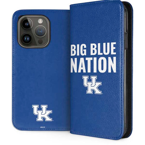 University of Kentucky Big Blue Nation iPhone 15 Pro Folio Case