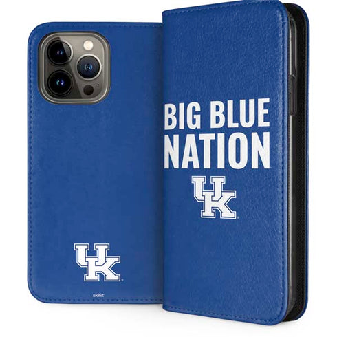 University of Kentucky Big Blue Nation iPhone 15 Pro Max Folio Case