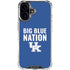 University of Kentucky Big Blue Nation iPhone 16 Plus Clear Case