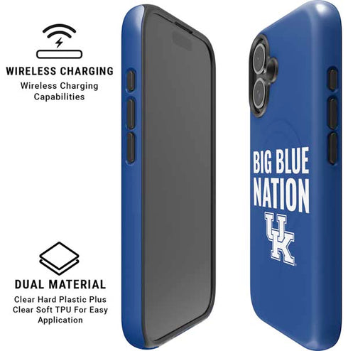 University of Kentucky Big Blue Nation iPhone 16 Plus Magsafe Impact Case