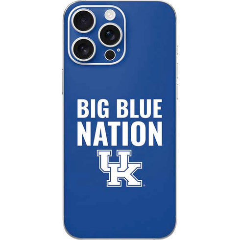 University of Kentucky Big Blue Nation iPhone 16 Pro Max Skin