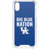 University of Kentucky Big Blue Nation iPhone XS Clear Case