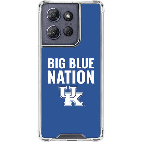 University of Kentucky Big Blue Nation Moto G 5G (2025) Clear Case