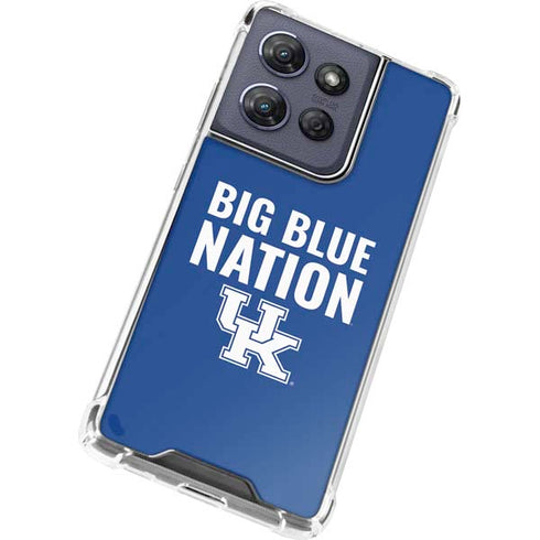 University of Kentucky Big Blue Nation Moto G 5G (2025) Clear Case