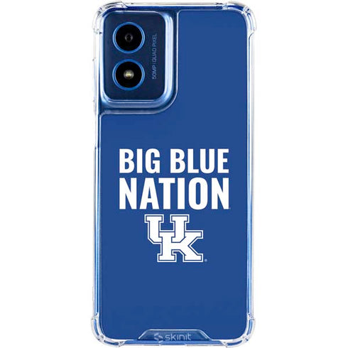 University of Kentucky Big Blue Nation Moto G 5G (2024) Clear Case