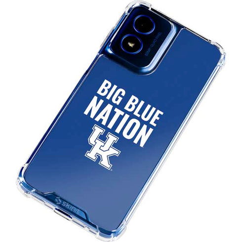 University of Kentucky Big Blue Nation Moto G 5G (2024) Clear Case