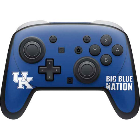 University of Kentucky Big Blue Nation Nintendo Switch 2 (2025) Pro Controller Skin