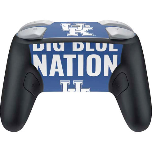 University of Kentucky Big Blue Nation Nintendo Switch 2 (2025) Pro Controller Skin