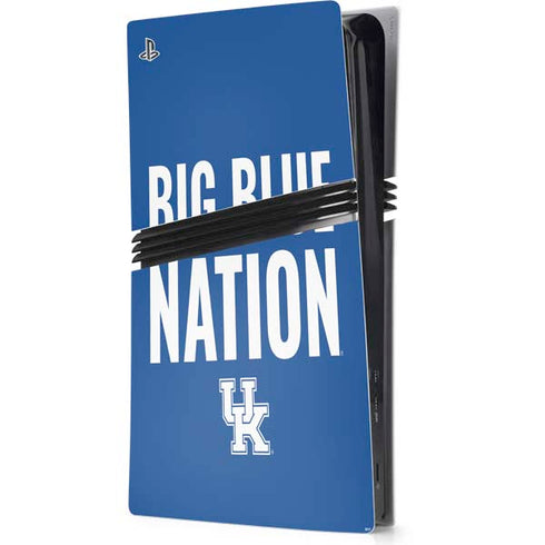 University of Kentucky Big Blue Nation PS5 Pro Console Skin