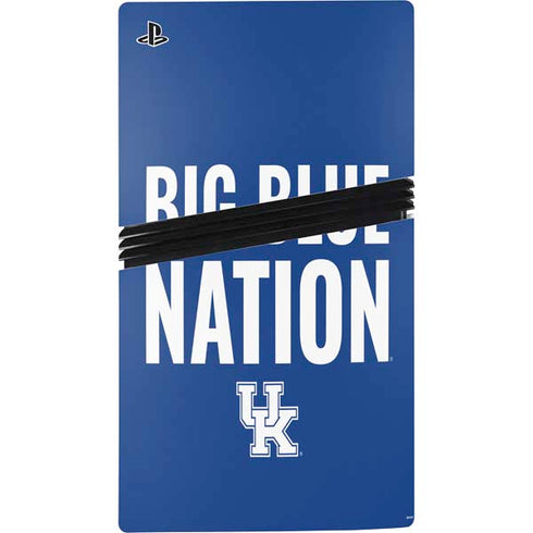 University of Kentucky Big Blue Nation PS5 Pro Console Skin