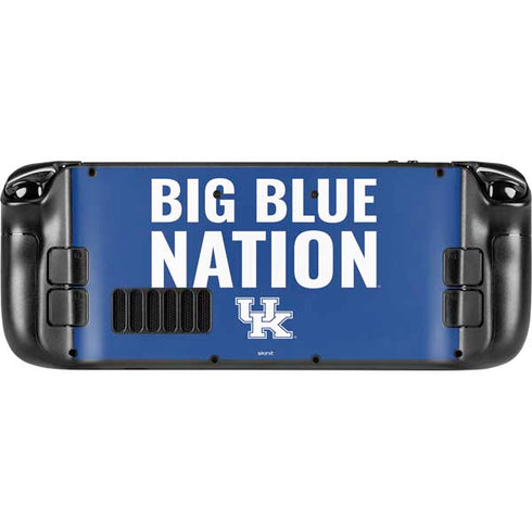 University of Kentucky Big Blue Nation Steam Deck Handheld Gaming Computer Skin