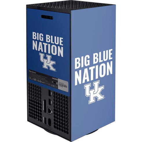 University of Kentucky Big Blue Nation XBox Series X Digital Edition Console Skin