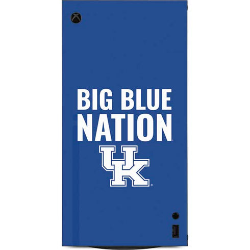 University of Kentucky Big Blue Nation XBox Series X Digital Edition Console Skin