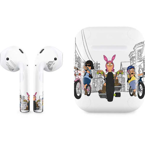 Bobs Burgers Bike Squad Apple AirPods 2 Skin