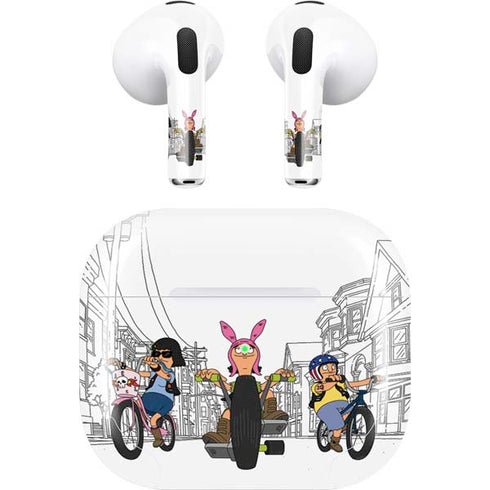 Bobs Burgers Bike Squad Apple AirPods (3rd Gen 2021) Skin