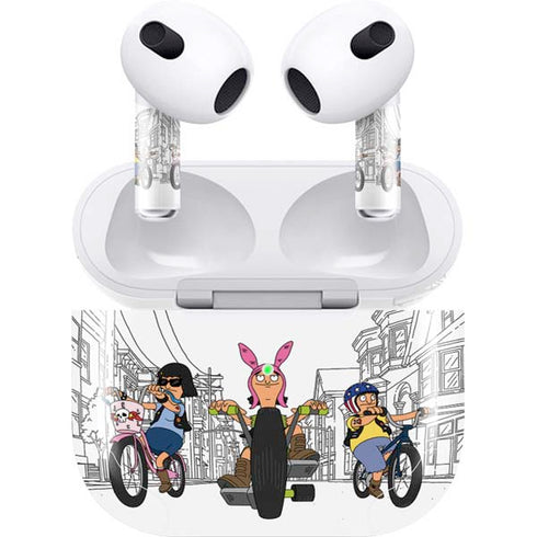 Bobs Burgers Bike Squad Apple AirPods (3rd Gen 2021) Skin