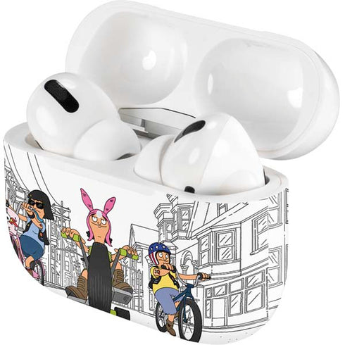 Bobs Burgers Bike Squad AirPods Skins