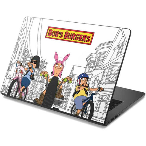Bobs Burgers Bike Squad Dell Chromebook Skin