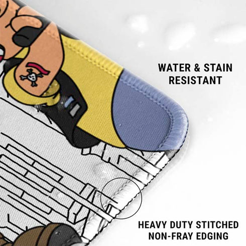 Bobs Burgers Bike Squad Gaming Mouse Pad