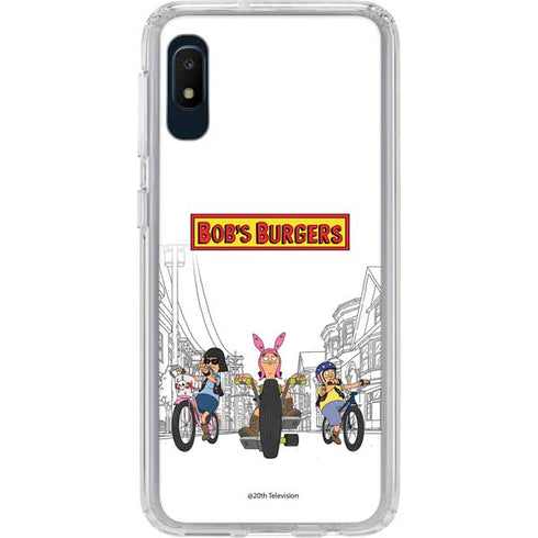 Bobs Burgers Bike Squad Galaxy A10e Clear Case