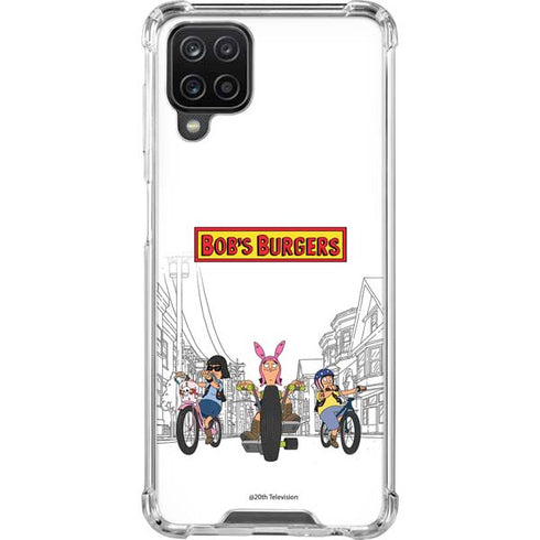 Bobs Burgers Bike Squad Galaxy A12 Clear Case