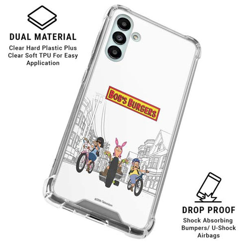 Bobs Burgers Bike Squad Galaxy A13 5G Clear Case
