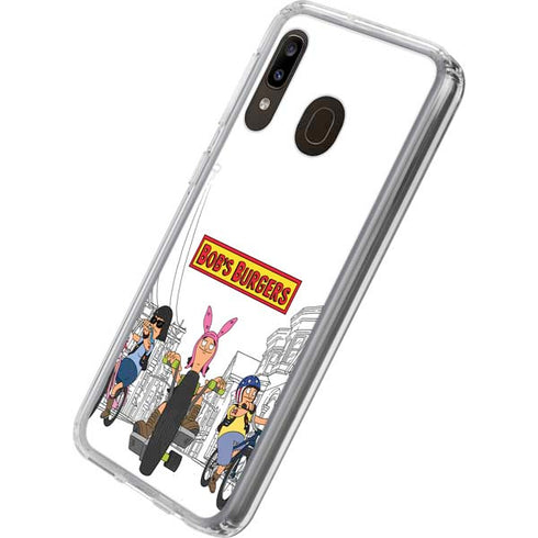 Bobs Burgers Bike Squad Galaxy A20 Clear Case
