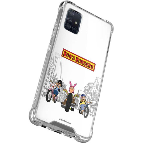 Bobs Burgers Bike Squad Galaxy A51 5G Clear Case