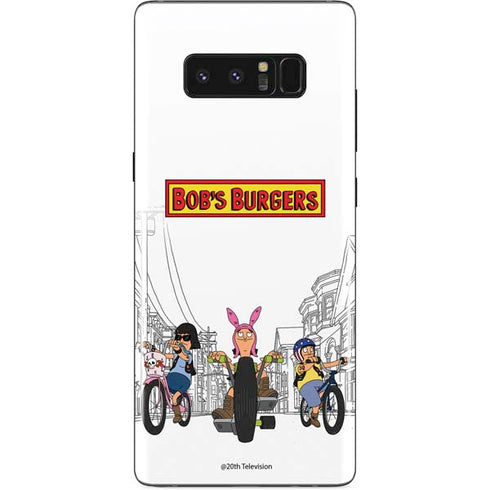 Bobs Burgers Bike Squad Galaxy Note 8 Skin