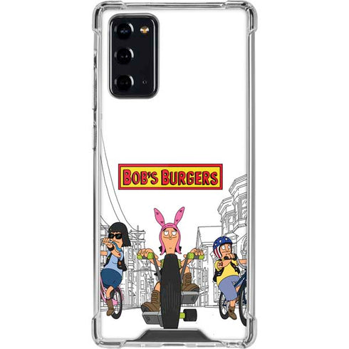 Bobs Burgers Bike Squad Galaxy Note20 5G Clear Case