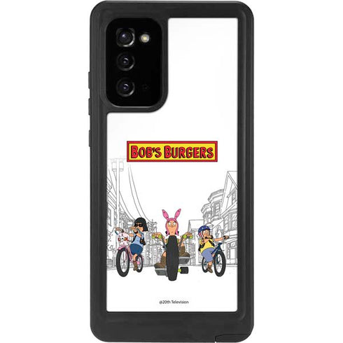 Bobs Burgers Bike Squad Galaxy Note20 5G Waterproof Case