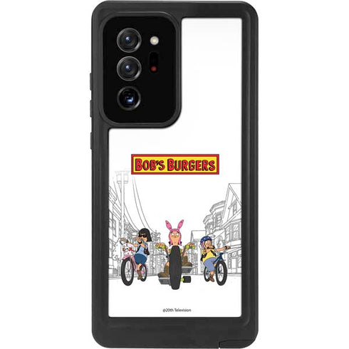 Bobs Burgers Bike Squad Galaxy Note20 Ultra 5G Waterproof Case