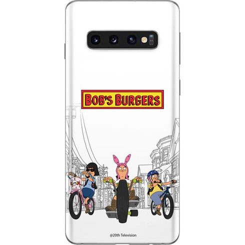 Bobs Burgers Bike Squad Galaxy S10 Skin