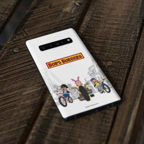 Bobs Burgers Bike Squad Galaxy S10 Skin