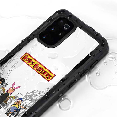 Bobs Burgers Bike Squad Galaxy S20 Plus Waterproof Case