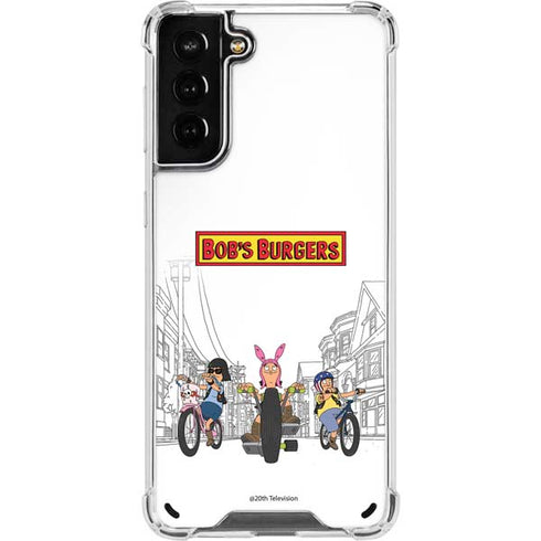 Bobs Burgers Bike Squad Galaxy S21 Plus 5G Clear Case