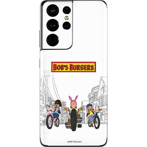 Bobs Burgers Bike Squad Galaxy S21 Ultra 5G Skin