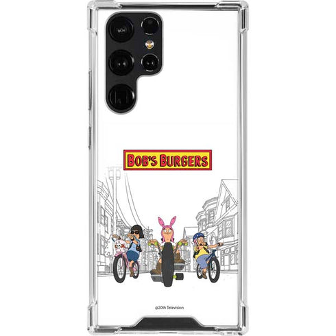 Bobs Burgers Bike Squad Galaxy S22 Ultra Clear Case