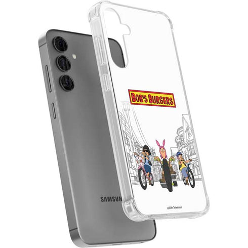 Bobs Burgers Bike Squad Galaxy S24 Plus Clear Case