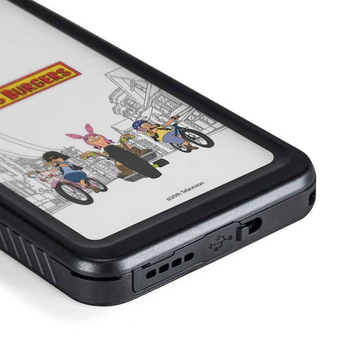 Bobs Burgers Bike Squad Galaxy S24 Plus Waterproof Case