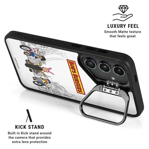 Bobs Burgers Bike Squad Galaxy S24 Ultra Kickstand Case
