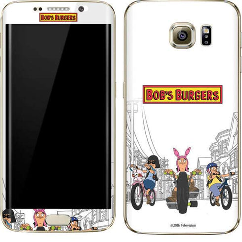 Bobs Burgers Bike Squad Galaxy S7 Edge Skin
