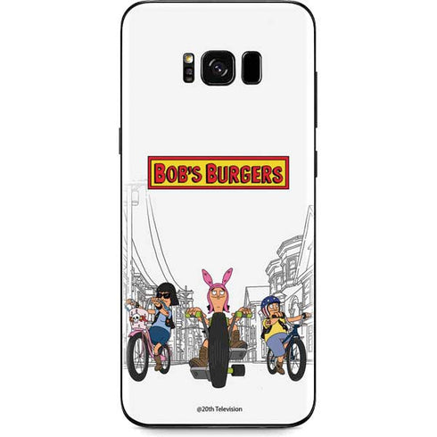 Bobs Burgers Bike Squad Galaxy S8 Skin
