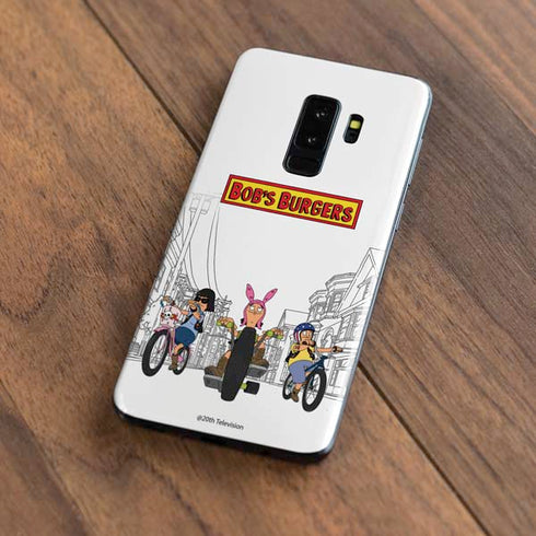 Bobs Burgers Bike Squad Galaxy S9 Plus Skin